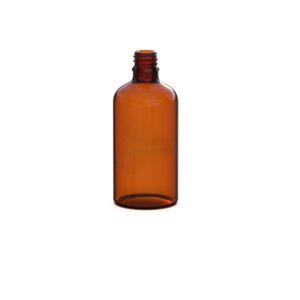 100 ML AMBER 18MM DROPPER BOTTLE & Glass Pipette