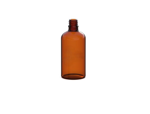 10ml Amber Glass Dropper Bottle & Gold and Black Glass Pipette